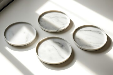 Elegant Marble Trays - Modern Home Decor