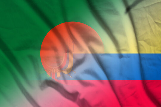 Bangladesh and Ecuador national flag transborder contract ECU BGD