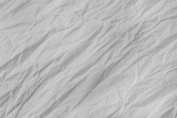Obraz premium Abstract white crumpled paper texture background 