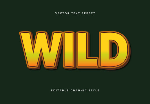 Yellow Brown Bold Jungle Adventure Text Effect