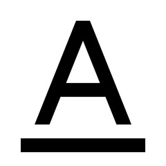 A Bold, Impactful Capital A Symbol Representing Strength, Authority, And Beginnings, Featuring A Strong, Solid Black Design Against A Clean White Background