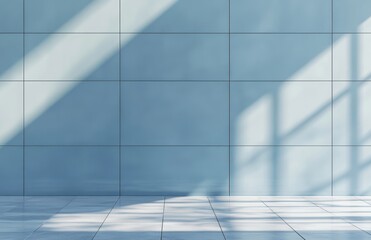 Obraz premium Modern Interior Space with Soft Light and Clear Lines Highlighting Minimalist Design Aesthetic for Contemporary Architecture and Interior Design Projects