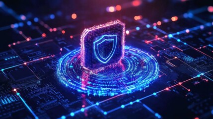 Bright Minimalist Digital Protection Landscape Design