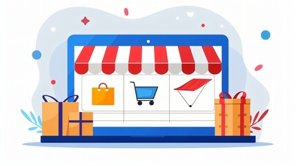 Innovative e-commerce website design featuring a streamlined online cart that simplifies digital buy processes with fast transactions and intuitive navigation.