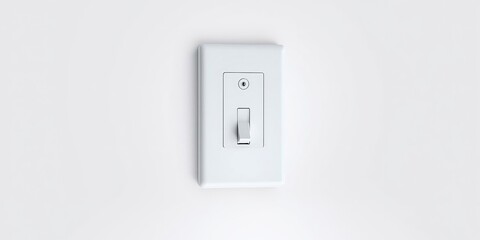 Close-up of a Light Switch, Studio Shot