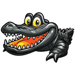 Crocodile Simple Vector Logo