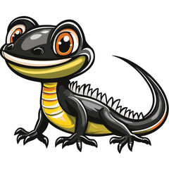 Obraz premium Gecko Simple Vector Logo