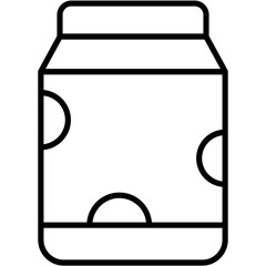 A Simple Jar Of Homemade Goodness, Ready To Share, Featuring A Minimalist Line Art Style With Clean, Bold Outlines