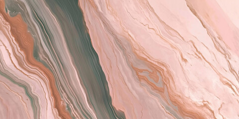 Obraz premium Marble Fluidity – Elegant marble textures in soft pastel shades