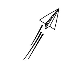 Vector paper airplane
