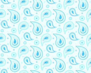 Paisley plant of creativity botany. Swirl trendy by feminine botanical. Flower boho in ethnic trend.