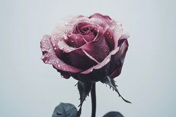 Photorealistic Flower Photography AI Art Isolated In Clean Background