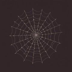 Obraz premium Cherry Red & Gold Cobweb Brush, Vertical Split