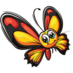 Obraz premium Butterfly Simple Vector Logo