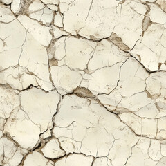 Obraz premium Cracked beige marble texture.