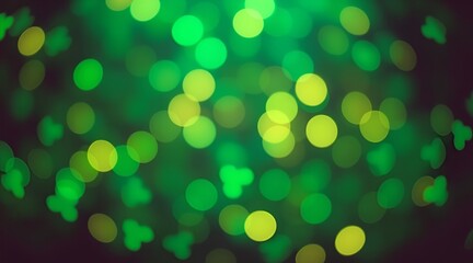 Fototapeta premium Abstract St. Patrick's Day-themed background.