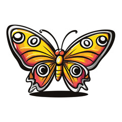 Butterfly Simple Vector Logo