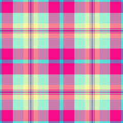 Seamless vector plaid pattern, perfect for creating fashionable