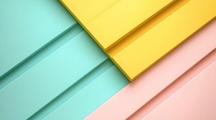 Colorful rectangles overlapping to create an interesting abstract pattern. Design element use