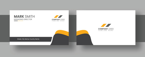 Modern and Creative visiting card design, Professional Business card template, corporate, vector, elegent business card