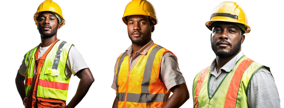 construction workers set