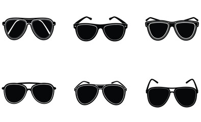 Polarized Sunglasses silhouette vector