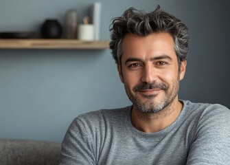 Fototapeta premium Portrait of a Happy Man