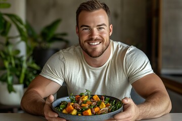 Fototapeta premium Healthy and Delicious Meal Time