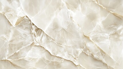 Obraz premium Premium cream marble with wispy gray streaks floating like silk ribbons, delicate natural stone patterns creating dimensional depth, crystalline surface with subtle light interaction, sophisticated