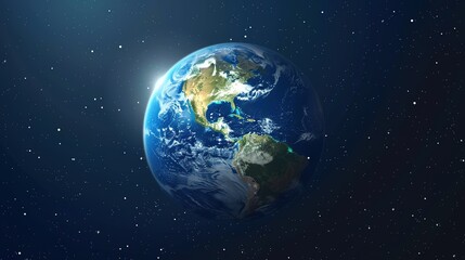 Obraz premium Action Background of Earth Day: The Global Wave of Actions under the Awakening of Environmental Awareness