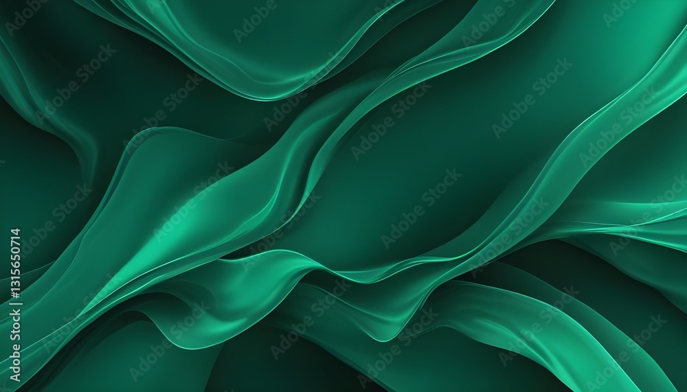 Leinwandbilder an abstract background with a single solid color of luxurious and elegant emerald green