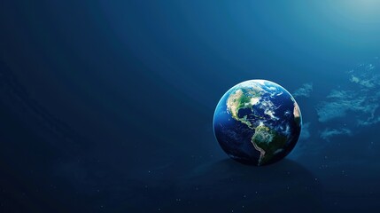 Fototapeta premium Action Background of Earth Day: The Global Wave of Actions under the Awakening of Environmental Awareness