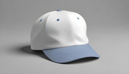 Fototapeta premium A mockup of a blank baseball cap