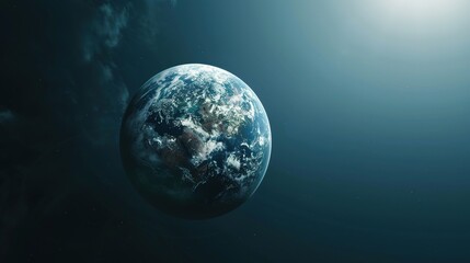 Fototapeta premium Environmental Protection Background of Earth Day: The Green Journey Amidst the Interweaving of Crisis and Turning Point