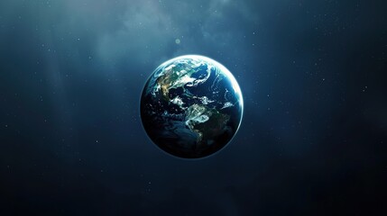 Naklejka premium Simple Background of Earth Day: Tracing the Source from the Germination of Ideas to Global Actions