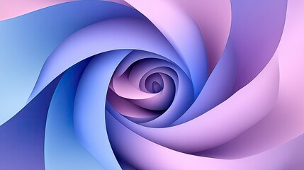 Abstract spiral swirl of pastel colors