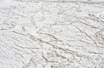 Fototapeta premium Abstract Patterns in Ice Choked Niagara River Below Niagara Falls, New York,USA