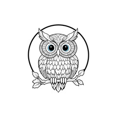 Creative Owl vector icon