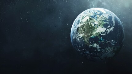 Fototapeta premium Future Background of Earth Day: Searching for the Light of Hope on the New Journey of Environmental Protection