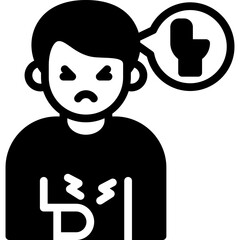 diarrhea icon illustration design with solid