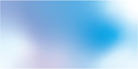 Blue sky gradation background. Azure sky and cloud image illustration. Vector illustration.