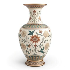 antique vase isolated on white