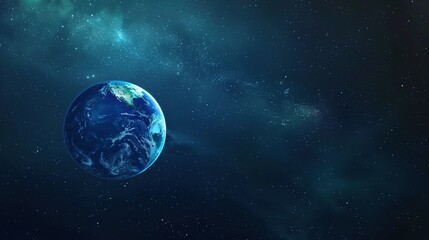 Fototapeta premium Awareness Background of Earth Day: The Power Source from Cognitive Awakening to Action Transformation
