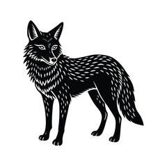 Obraz premium fox vector illustration