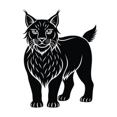 vector illustration of a lynx