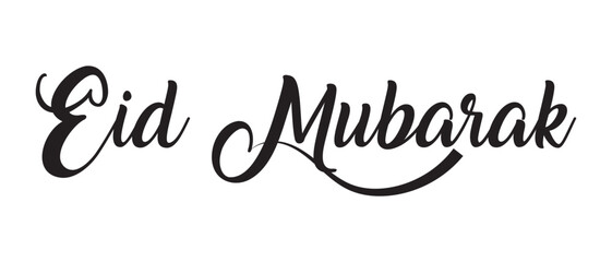 hand drawn eid mubarak text lettering  icon.