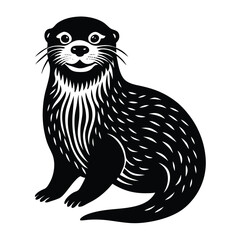 vector illustration of a sea lion