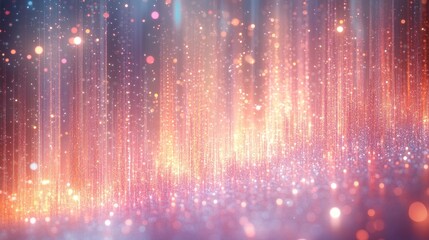 Obraz premium Sparkling, glowing, abstract digital backdrop