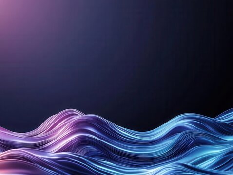 Abstract ocean wave of financial data with bond certificates glowing above it, floatingrate bonds, fluid yet stable returns