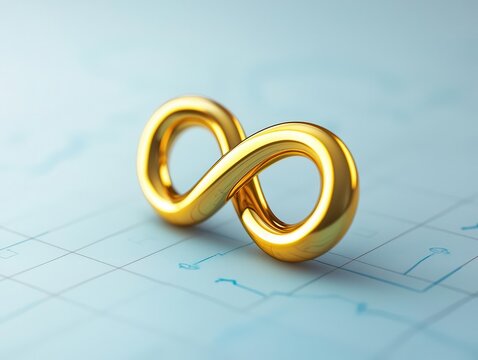 Golden infinity loop of floating bond certificates surrounded by variable graphs, floatingrate bonds, endless possibilities with adaptability